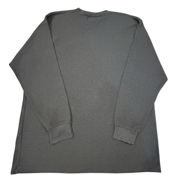 NWOT Men’s Black & Gray Crewneck Long Sleeve T-shirts 4XL - Picture 8 of 12